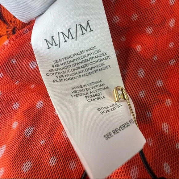 Cabi Playday Flip Dress SZ Medium 6370 Dotted Bouquet Mesh Reversible New Nwt - Picture 14 of 15